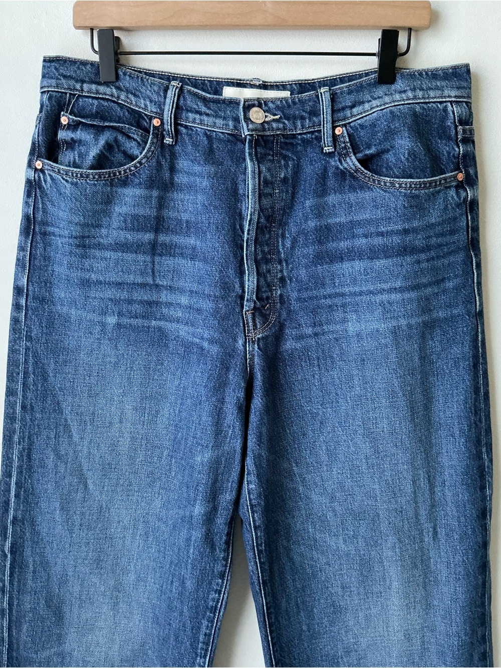 MOTHER SUPERIOR Jeans Spitfire Nerdy Cuff Did You Bring Me Anything Blue Size 29 - Picture 5 of 14